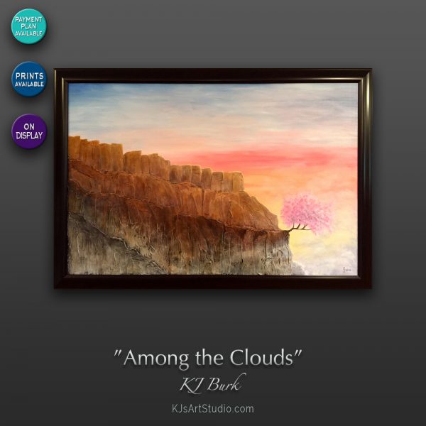 KJ's Art Studio | Original Fine Art by Christian American Artist, KJ Burk - Among the Clouds