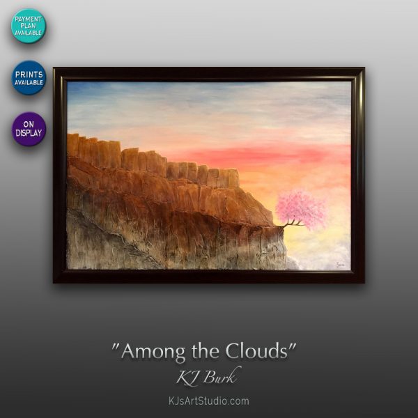 KJ's Art Studio | Original Fine Art by Christian American Artist, KJ Burk - Among the Clouds