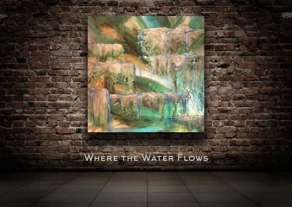 KJ's Art Studio | Original Fine Art by Christian American Artist, KJ Burk - Where the Water Flows