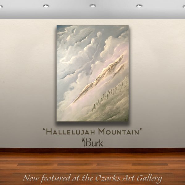 KJ's Art Studio | Original Fine Art by Christian American Artist, KJ Burk - Hallelujah Mountain